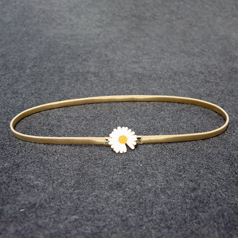 Elastic Metal Waist Chain Ladies