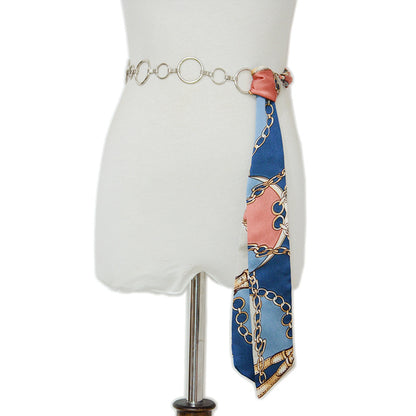 Ring waist chain decorative strap
