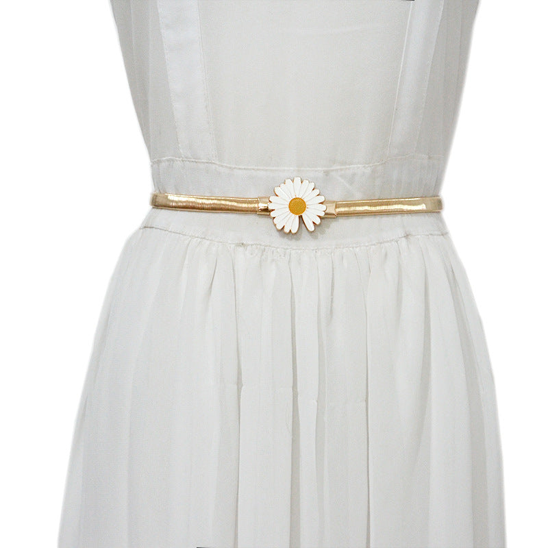 Elastic Metal Waist Chain Ladies