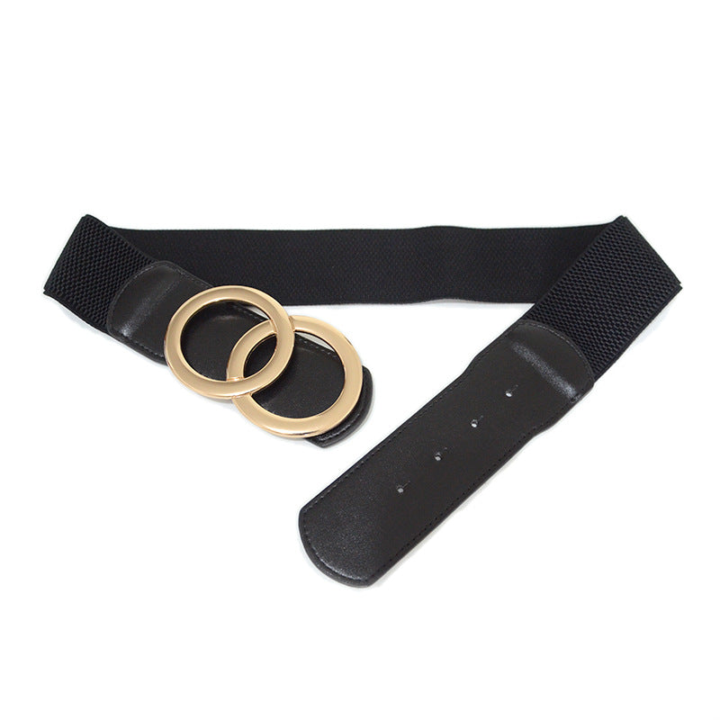 Double ring elastic belt elastic waist seal
