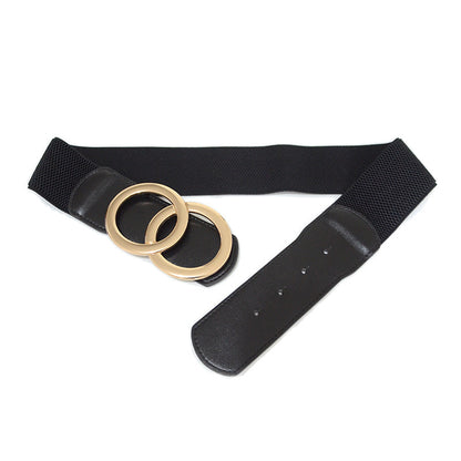 Double ring elastic belt elastic waist seal
