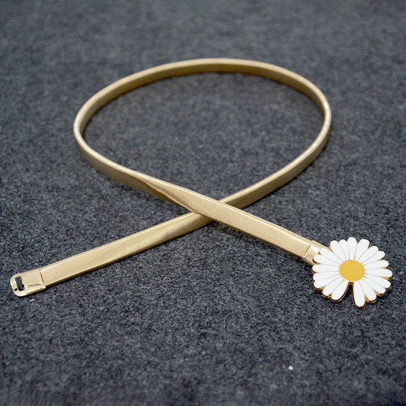 Elastic Metal Waist Chain Ladies