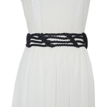 Summer new women's woven belt