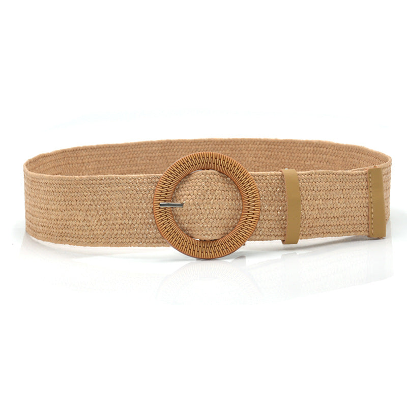 Cotton and linen wind woven belt