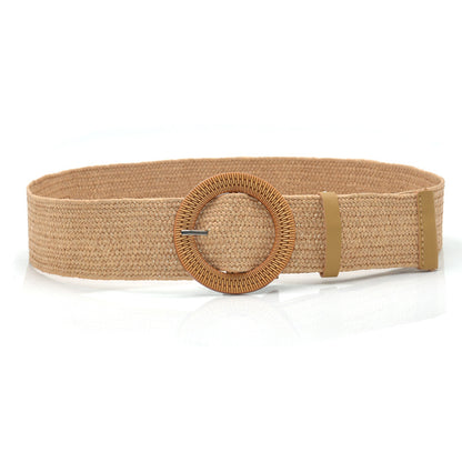 Cotton and linen wind woven belt