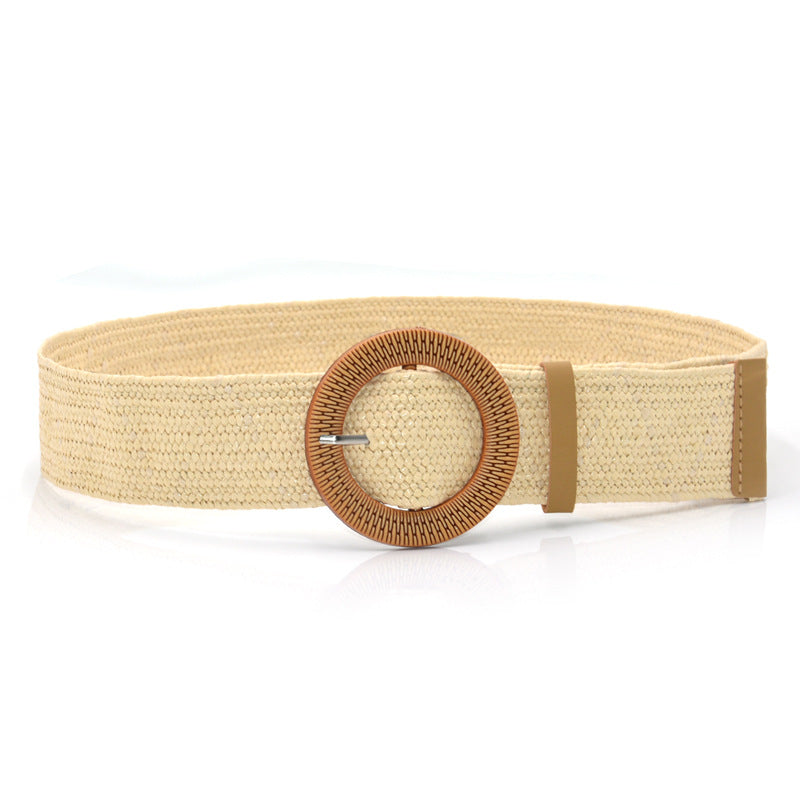Cotton and linen wind woven belt