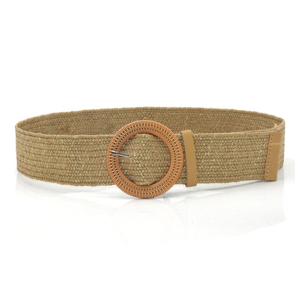 Cotton and linen wind woven belt