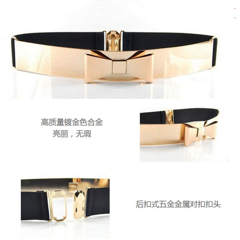 Golden Mirror Butterfly Belt
