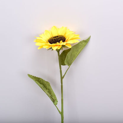 Flor artificial de girasol de rama alta de simulación 