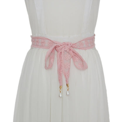 Breathable Plum Blossom Lace Waist Chain