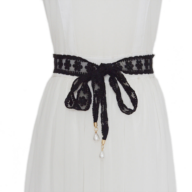 Breathable Plum Blossom Lace Waist Chain