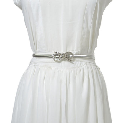 Cloud pair buckle elastic chain thin belt