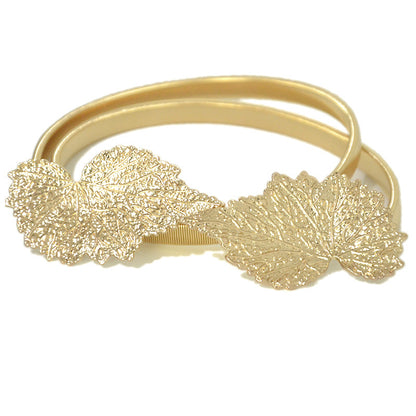 Cloud pair buckle elastic chain thin belt