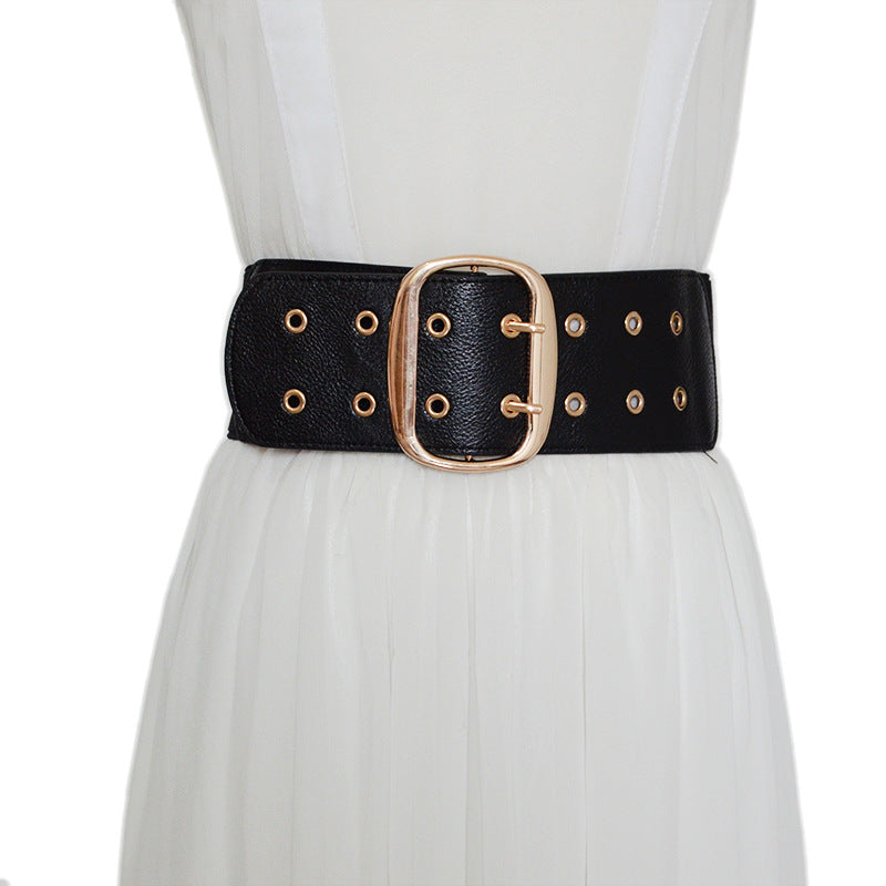 Punk punched breathable waist seal