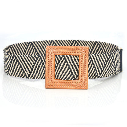 fashion New PP grass woven belt