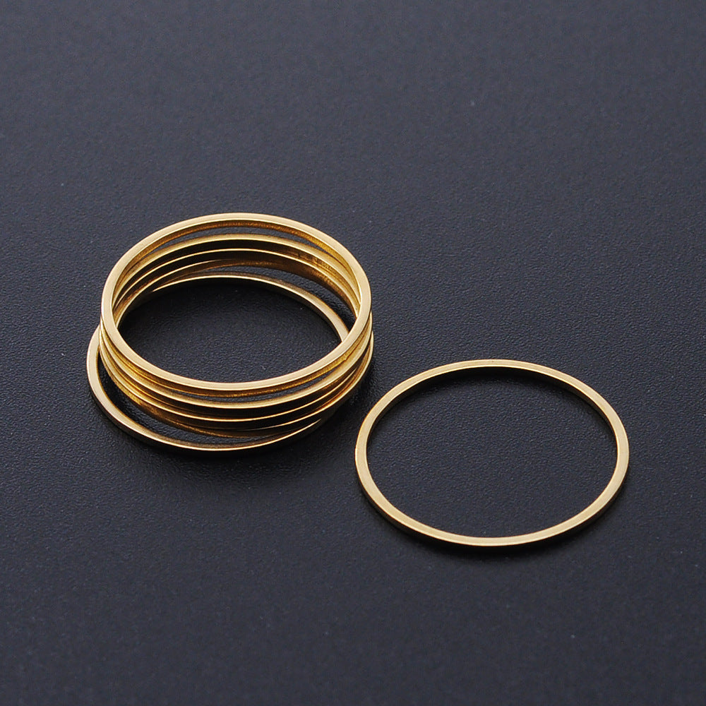 Paquete de 10 unidades de accesorios de acero de titanio con forma de gota de agua y forma de corazón de melocotón y luna 