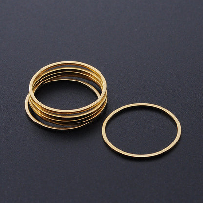 Paquete de 10 unidades de accesorios de acero de titanio con forma de gota de agua y forma de corazón de melocotón y luna 