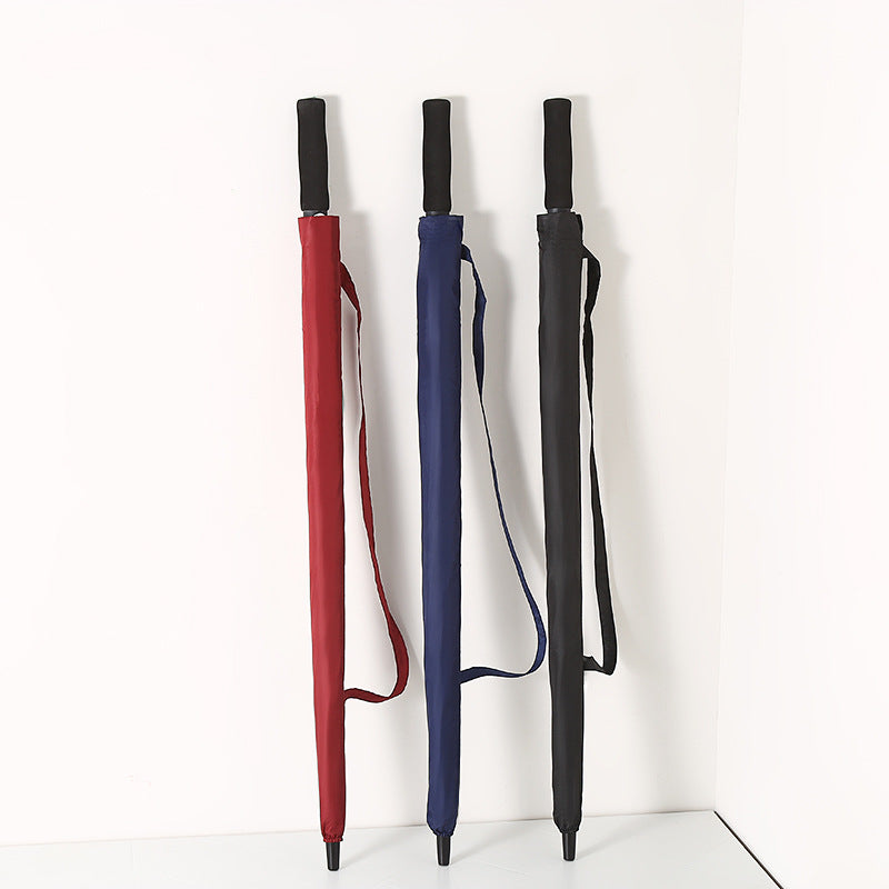 Golf Umbrella Large Business Umbrella Solid Color PONGEE