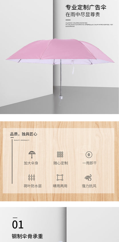 Three-Fold UV Protection Umbrella 170T Silver Coating