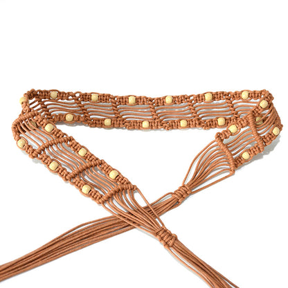 Beaded Waist Rope Ladies