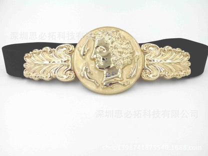 Big-name mirror women's belt