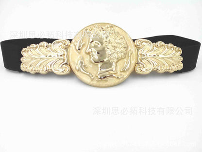 Big-name mirror women's belt