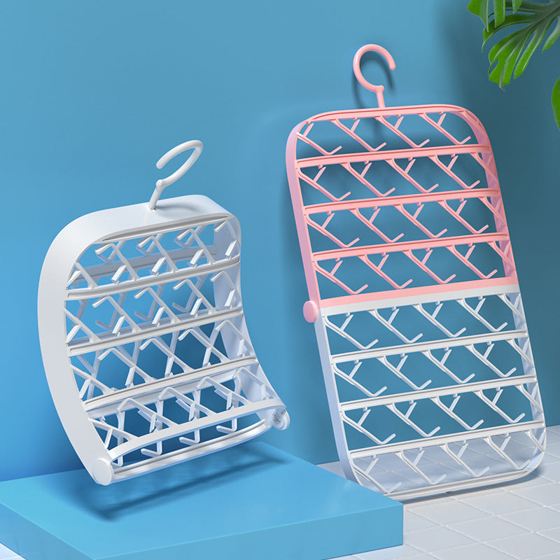 Socks Underwear Drying Basket Foldable Hanging