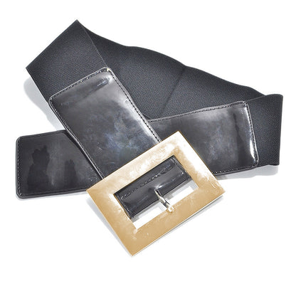 Faux Leather Pin Buckle Belt Ladies