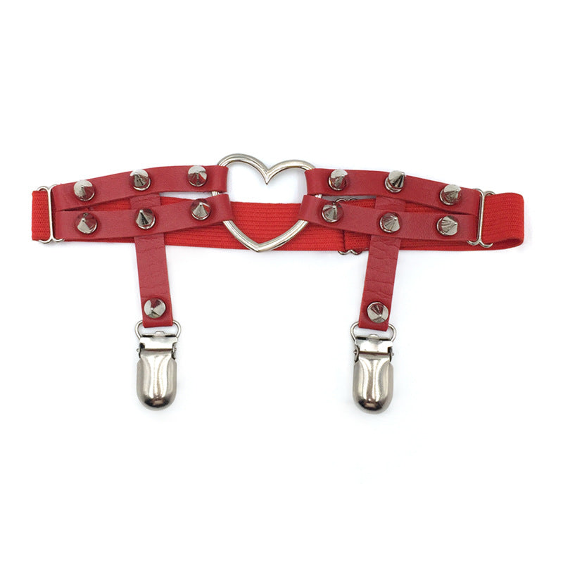 Punk hip-hop leg rings ankle rings garters