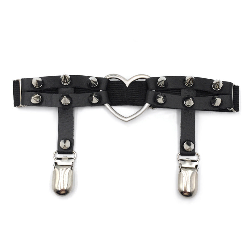 Punk hip-hop leg rings ankle rings garters
