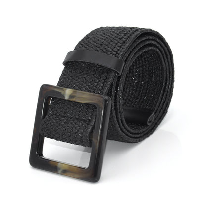 Belt women's woven retro