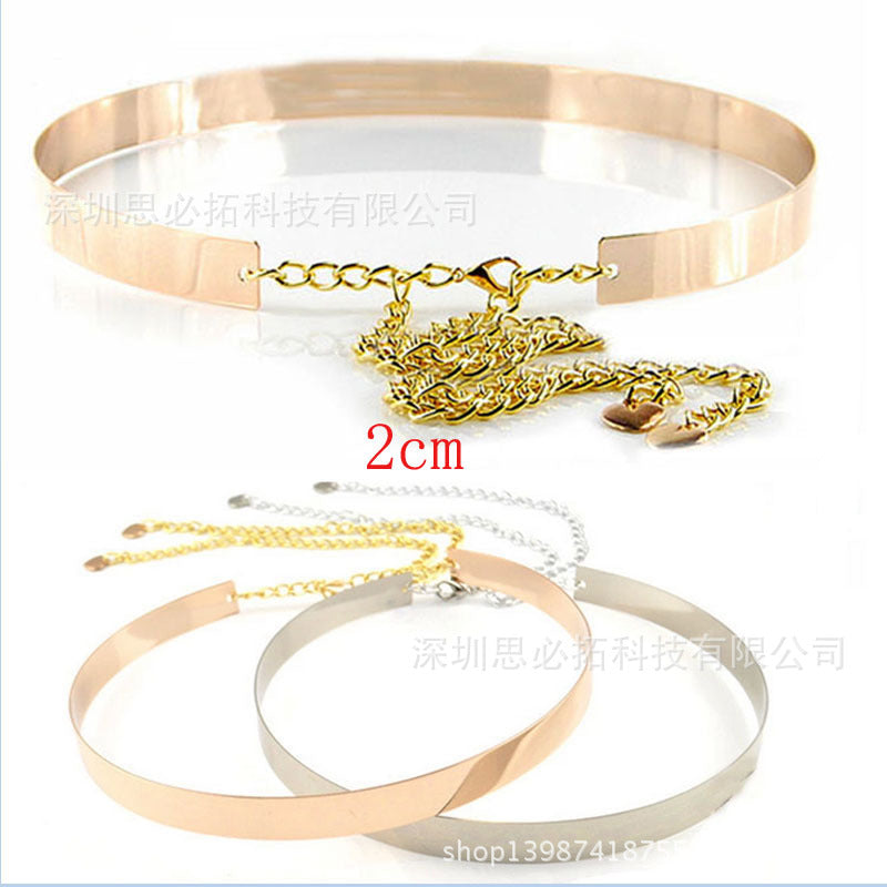 Gold mirror belt width