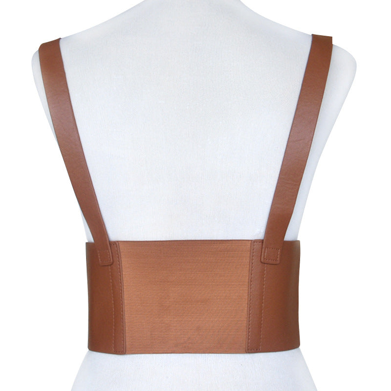 Personalized retro sweet strap waist seal