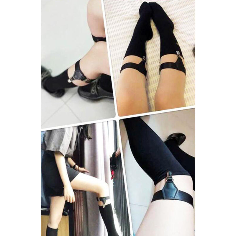 Socks clip non-slip size calf ring garter belt