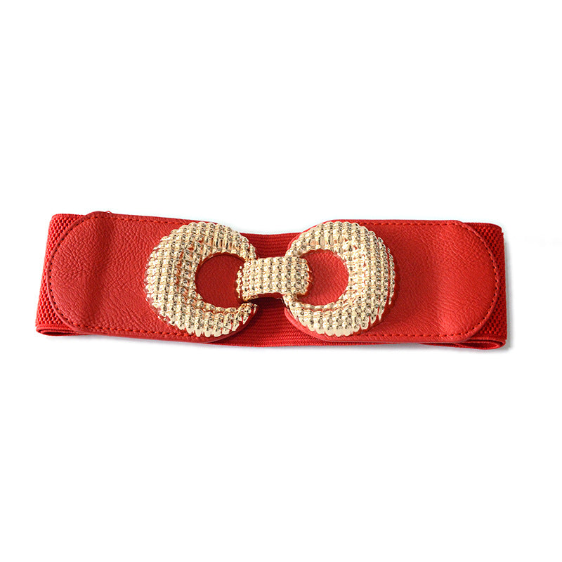 Double ring buckle elastic elastic waist seal