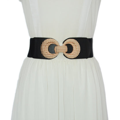 Double ring buckle elastic elastic waist seal