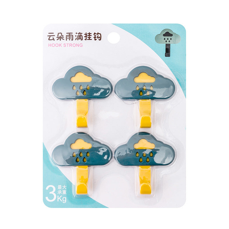 Cloud Hook Wall Adhesive Hook Creative Cartoon Hook