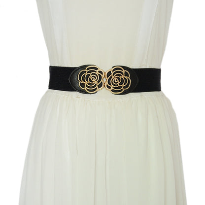 Flower buckle waist seal