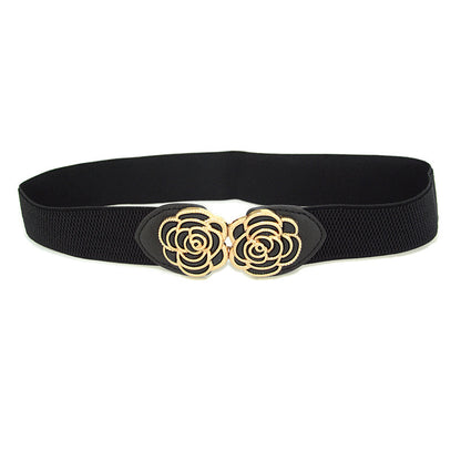 Flower buckle waist seal