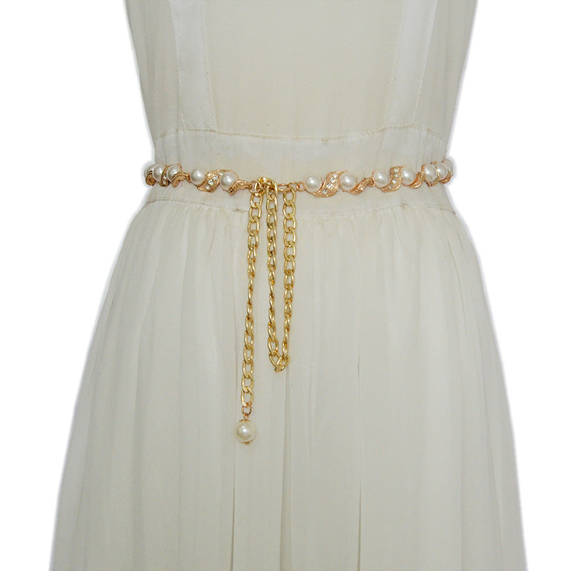 Personalized metal waist chain fashion
