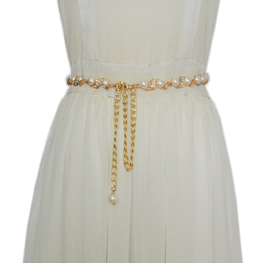 Personalized metal waist chain fashion