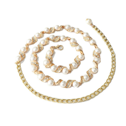 Personalized metal waist chain fashion
