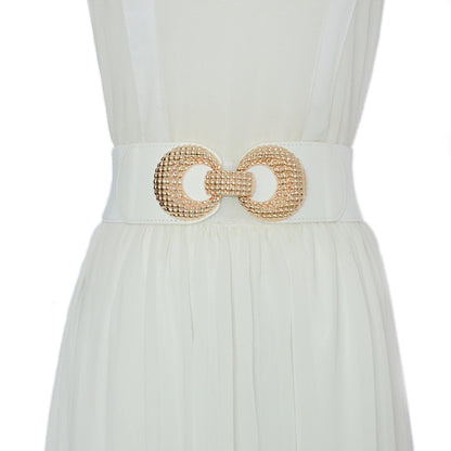 Double ring buckle elastic elastic waist seal