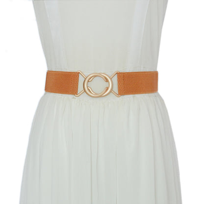 Elastic band buckle waist seal