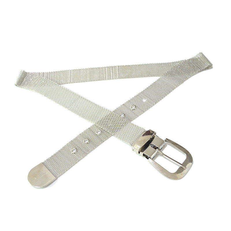 Casual metal mesh belt