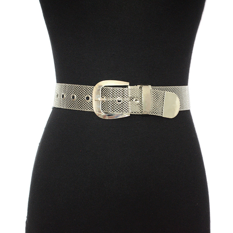 Casual metal mesh belt