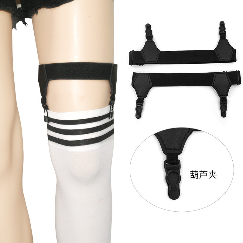 Socks clip non-slip size calf ring garter belt