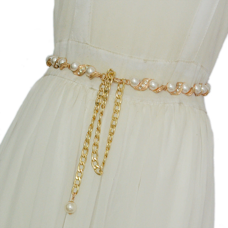 Personalized metal waist chain fashion