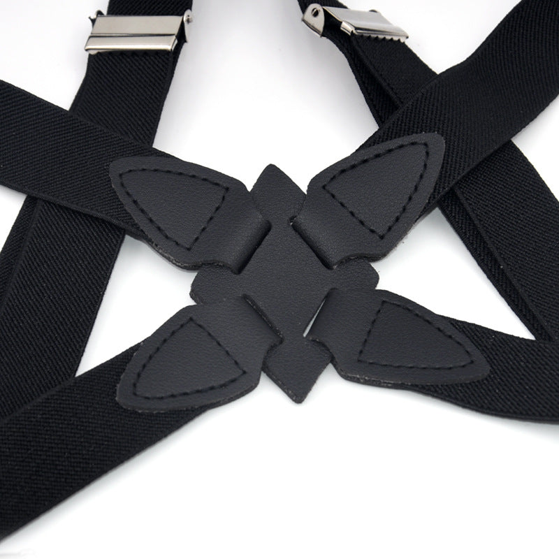 Holster type elastic strap clip