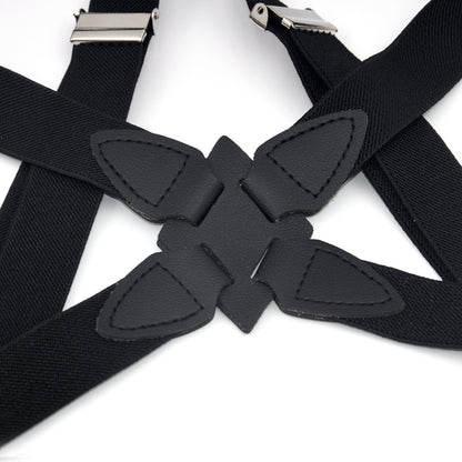 Holster type elastic strap clip